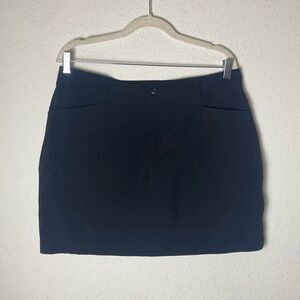 Eddie Bauer Adventurer 2.0 Skort Women's Size 12 Black with UPF 50